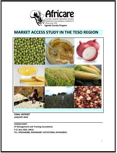 Market Access Study in The Teso Region